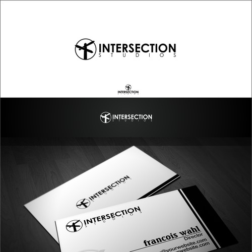 Simplistic Illustrated logo for Intersection Studios
