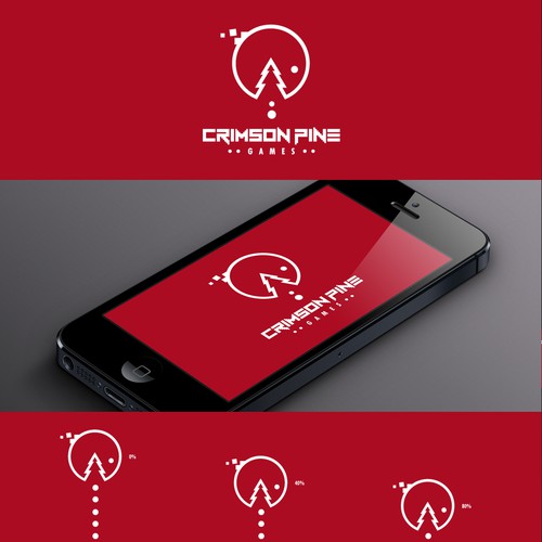 Create logo for game developer Crimson Pine