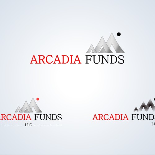 Simple logo concept for Arcadia Funds LLC