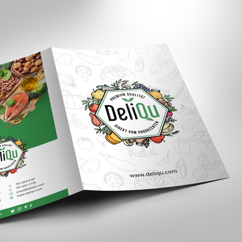 Simple and elegant brochure design for Deliqu