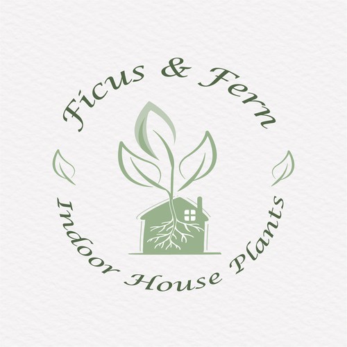 Ficus & fern logo