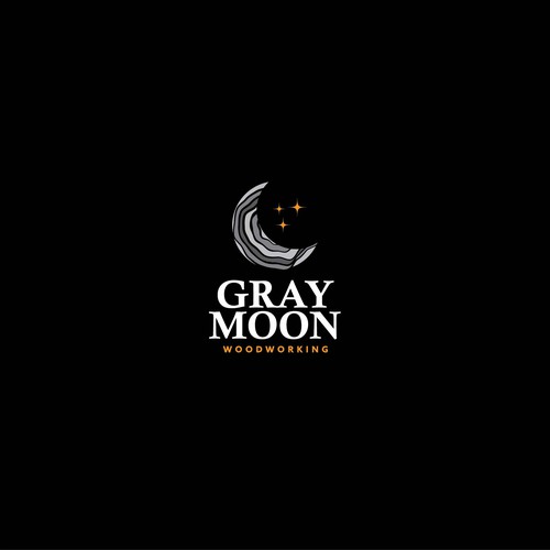 Gray Moon Vintage woodworking logo