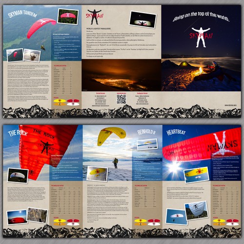 brochure design for Skyman