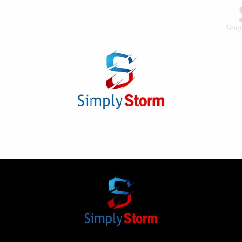 simple logo for Simply Storm