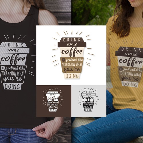 Coffee T-shirt Design