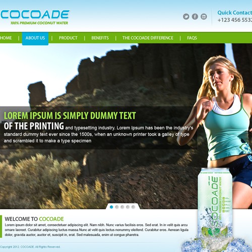 **Urgent**  Need help for a new web design - www.cocoadedrinks.com