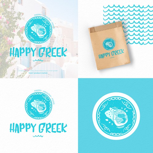 Logo concept for Greek Takeaway