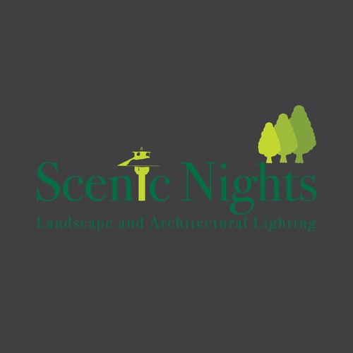 Logo concept for Landscape lighting company