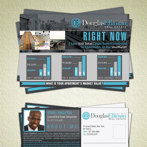 postcard, flyer or print for Douglas Elliman