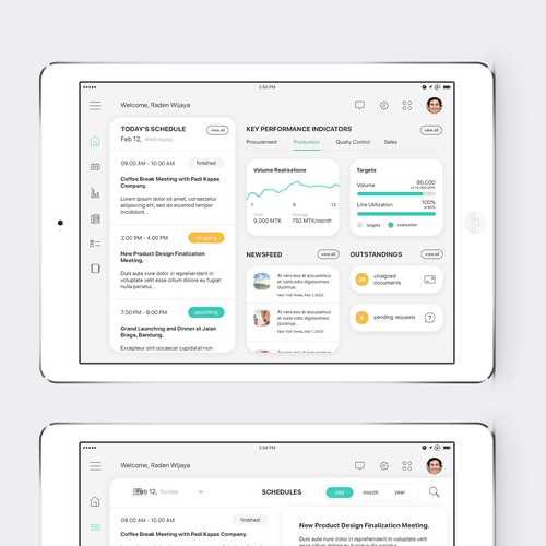 iPad Application Design for Executive