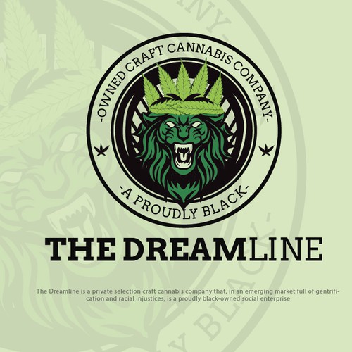 Badge logo for  THE DREAMLINE cannabis craft company