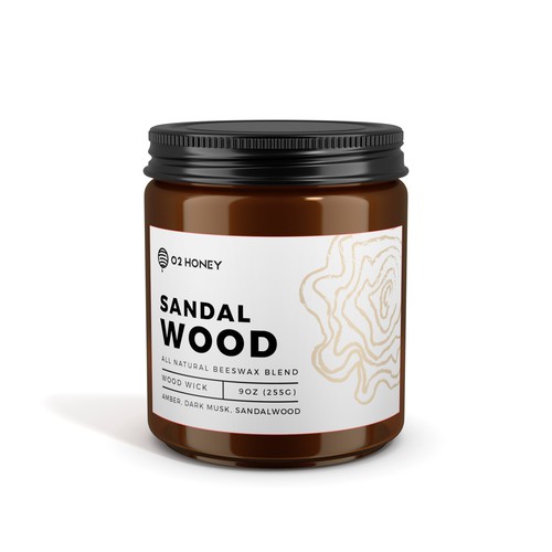 Design a Minimal All Natural Candle Label