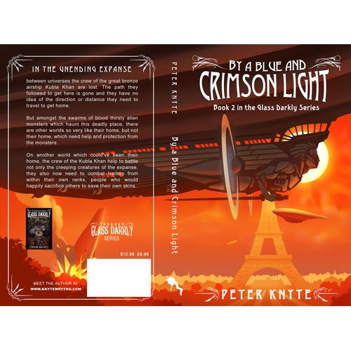 By a Blue and Crimson Light