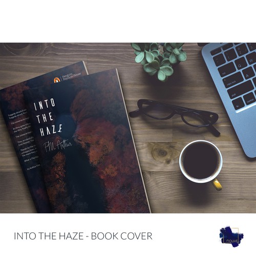 Mysterious book cover for fantasy story