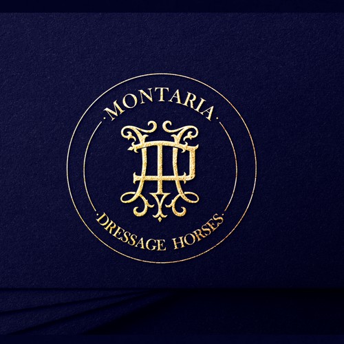 Montaria Dressage Horses Logo