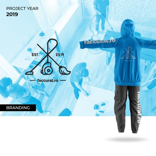 Branding for cleaning service company