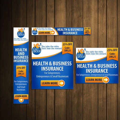 New banner ad wanted for Just1Group