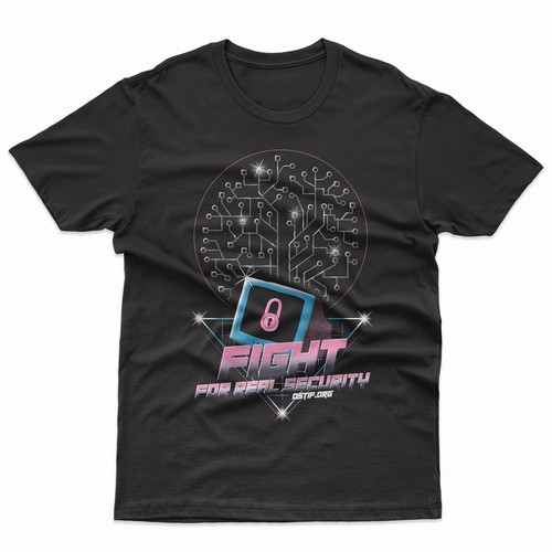Cybersecurity Growth T-shirt Design