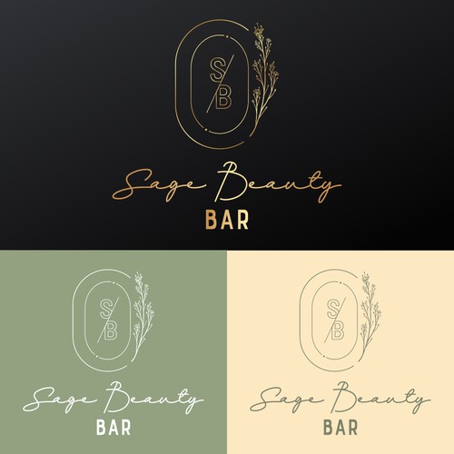Logo for a small salon business