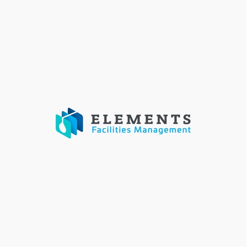 Modern Style Logo for Elements Facilities Management