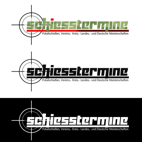 Create a logo for the leading site of sport shooting!