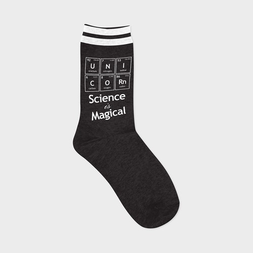 SOCKS FOR ADULTS (NO KIDS STYLE) SCIENCE IS MAGICAL (UNICORN OR ANOTHER OPTION)