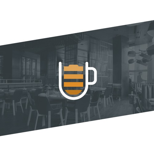 Bold logo concept for a restaurant