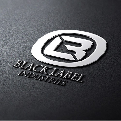 Create a distinctive, luxury brand for an automotive race car fabrication company Black Label IND