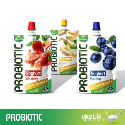 Probiotic Yoghurt Packaging