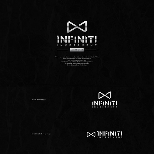 Infiniti Investment Logo and Business Card Design