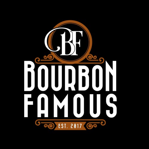 logo for Instagram's hottest and funniest bourbon reviewers - Bourbon Famous