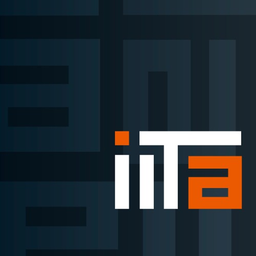 The logo in the maze