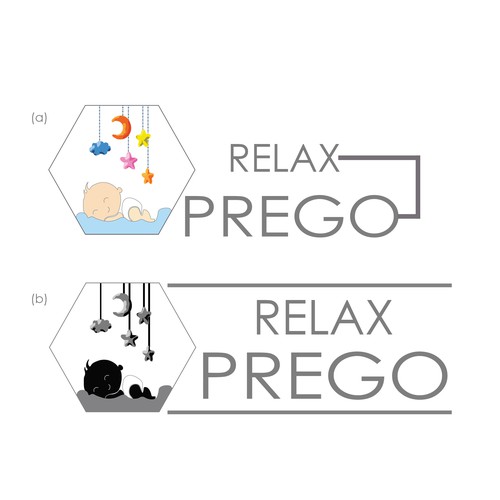 Logo for relax prego