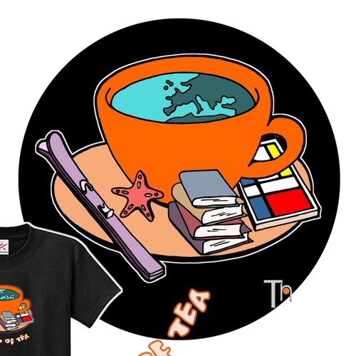 My cup of tea - T shirt design that can be personalized