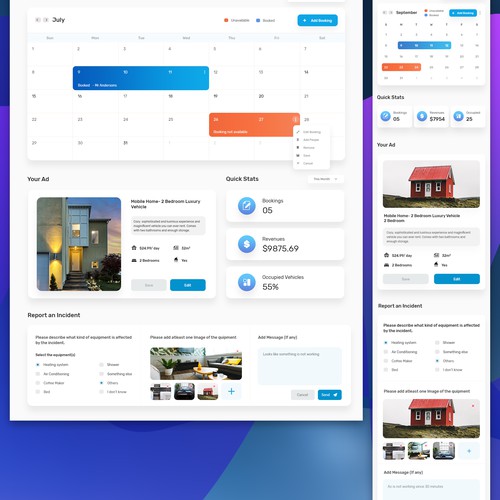 Webapp design concept