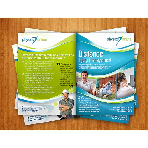 Physios Online needs a new brochure design