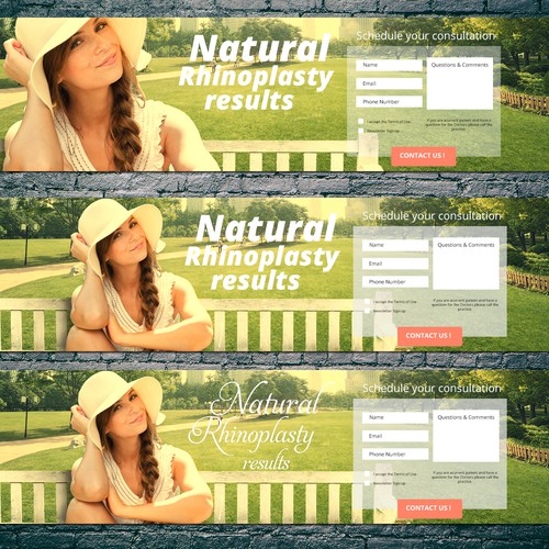 Homepage Banner Design