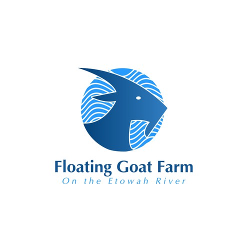 Logo idea for Floating Goat Farm 
