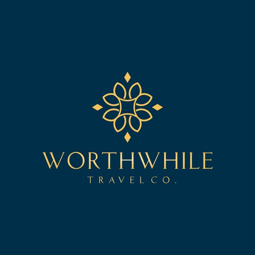 Luxury travel logo