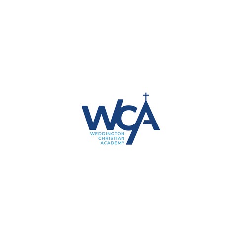 Bold design logo entry for Weddington Christian Academy