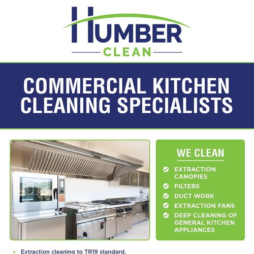 Flyer design for Humber Clean