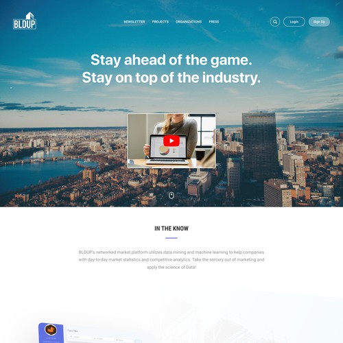 SAS product landing page