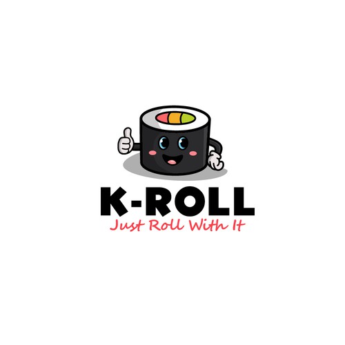 Korean roll restaurant logo
