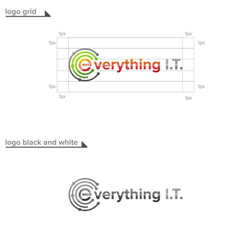 logo concept for everithing IT