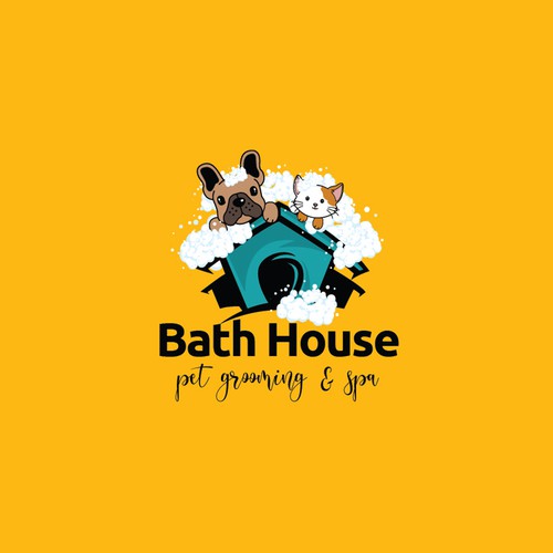 Pet bath logo