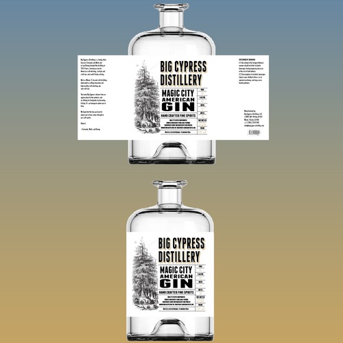 Gin Label