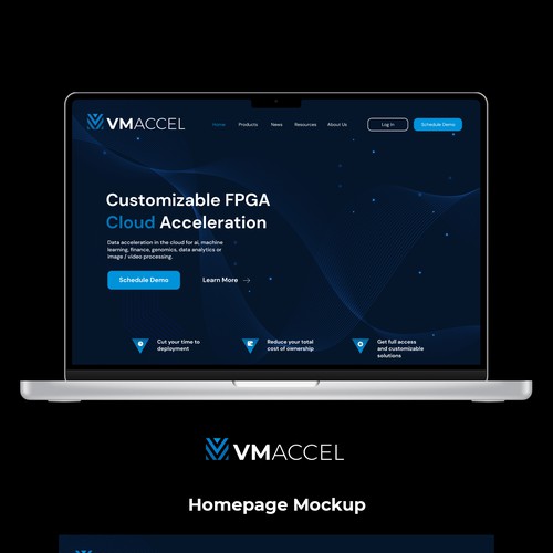 Landing Page Design for Software Company