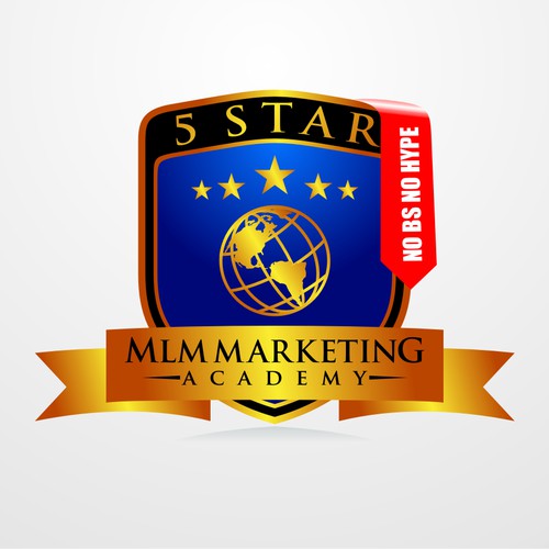 Create the next logo for 5 Star MLM Marketing Academy