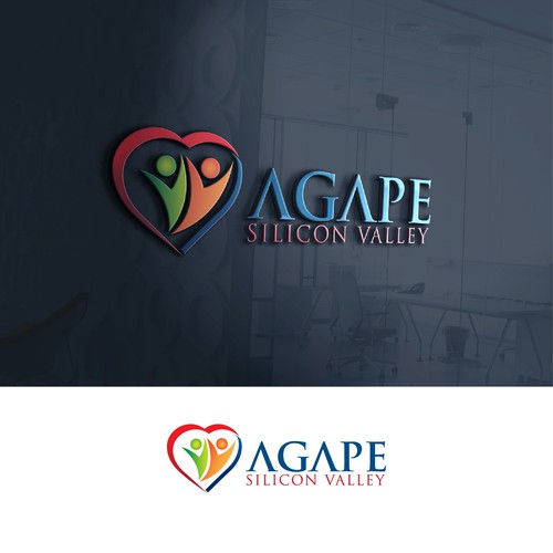 In contest Agape Silicon Valley logo ; stand alone and for the business card