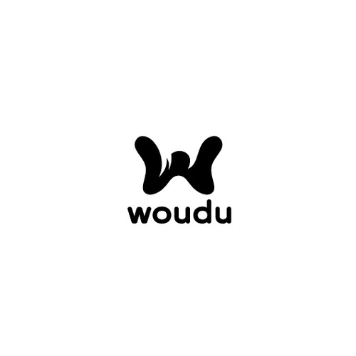 Create a logo for Woudu, a new mobile app for social events
